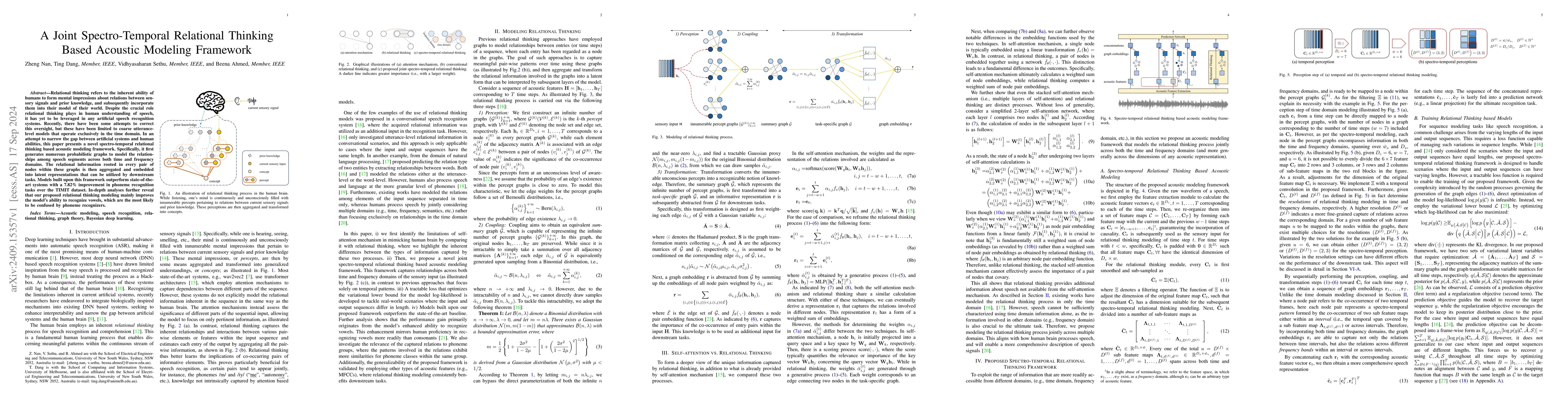 Thumbnail for A Joint Spectro-Temporal Relational Thinking Based Acoustic Modeling
  Framework