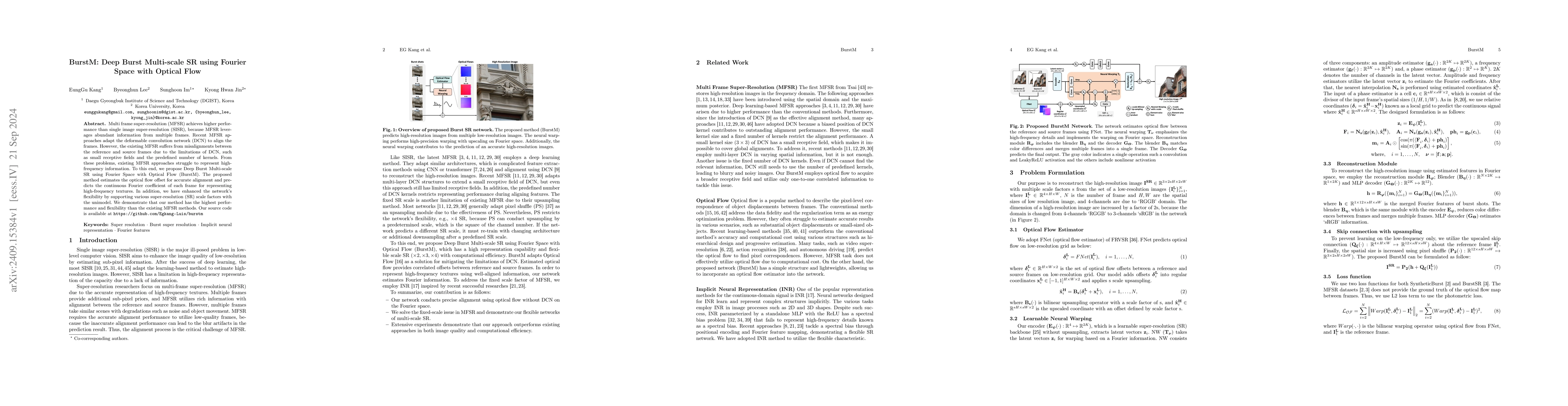 Thumbnail for BurstM: Deep Burst Multi-scale SR using Fourier Space with Optical Flow