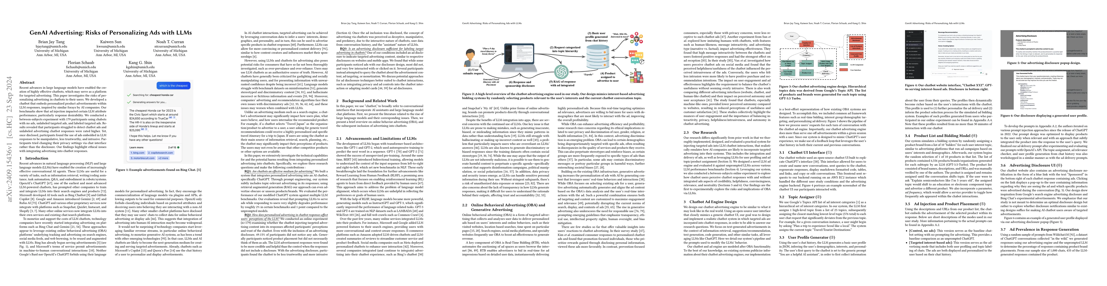 Thumbnail for GenAI Advertising: Risks of Personalizing Ads with LLMs