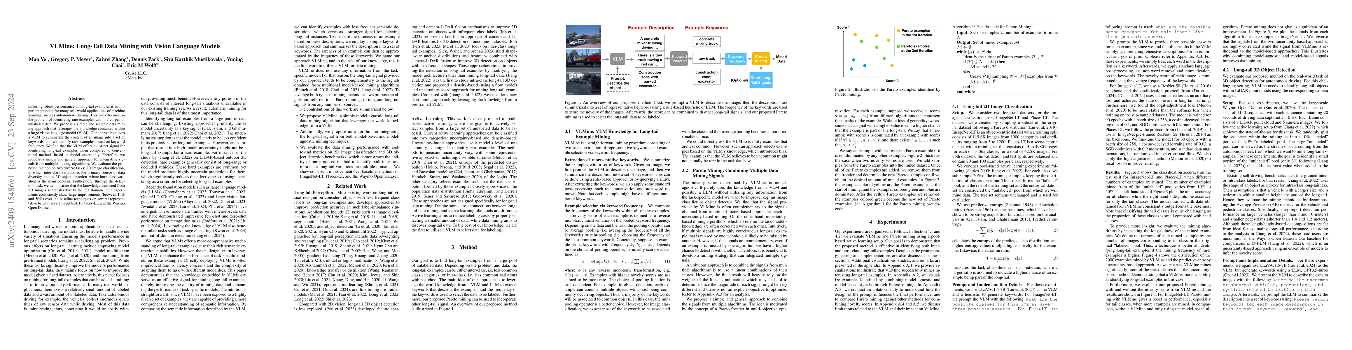Thumbnail for VLMine: Long-Tail Data Mining with Vision Language Models