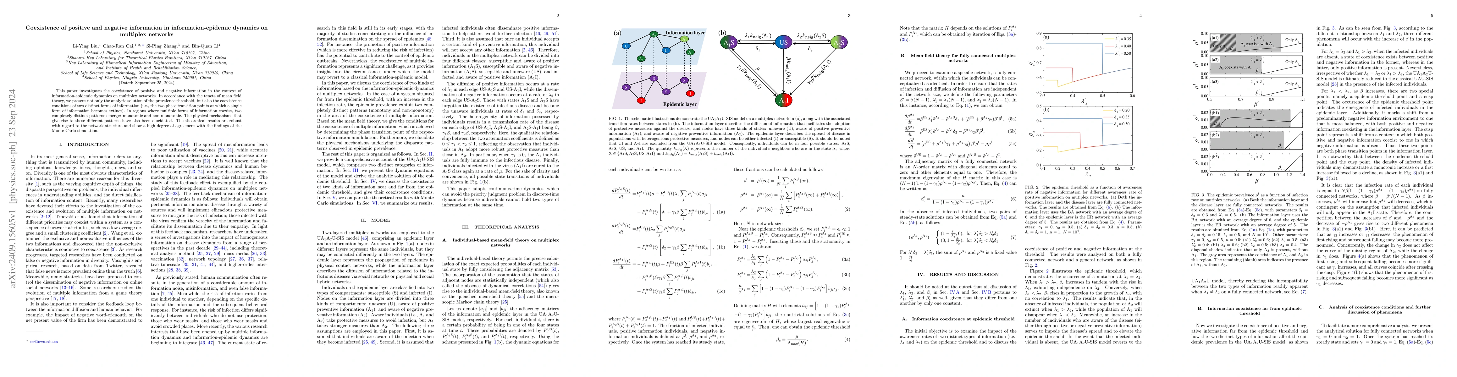 Thumbnail for Coexistence of positive and negative information in information-epidemic
  dynamics on multiplex networks
