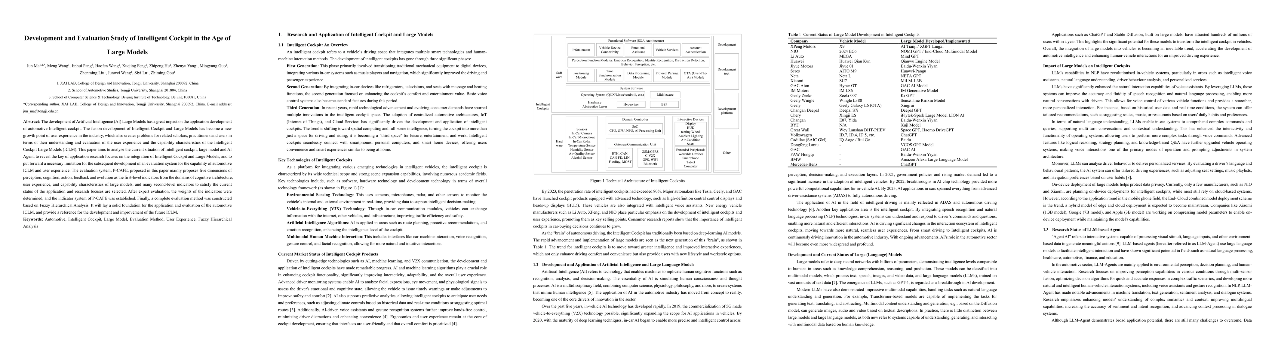 Thumbnail for Development and Evaluation Study of Intelligent Cockpit in the Age of
  Large Models