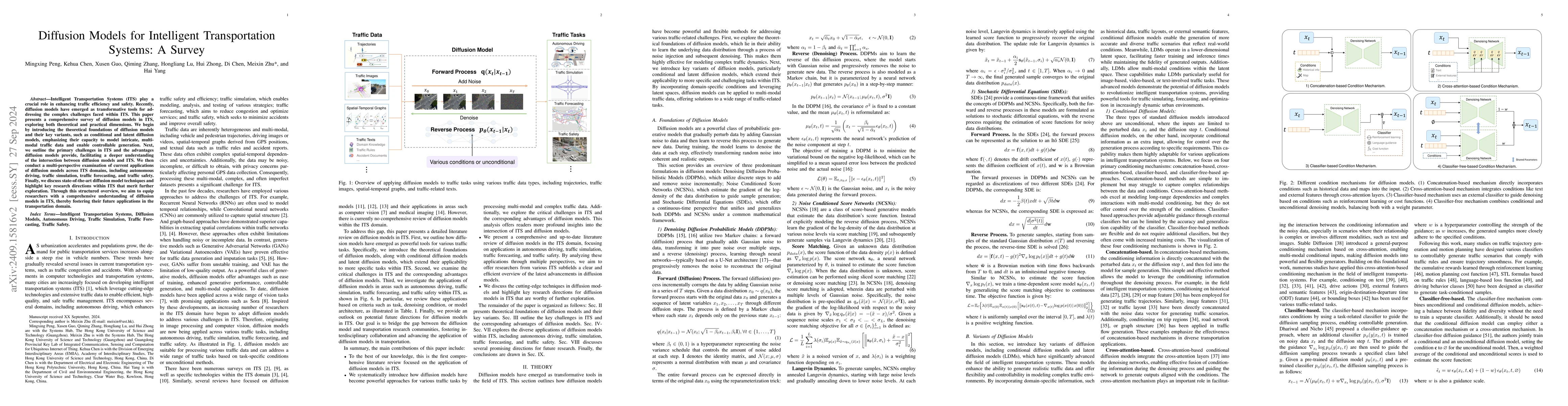 Thumbnail for Diffusion Models for Intelligent Transportation Systems: A Survey