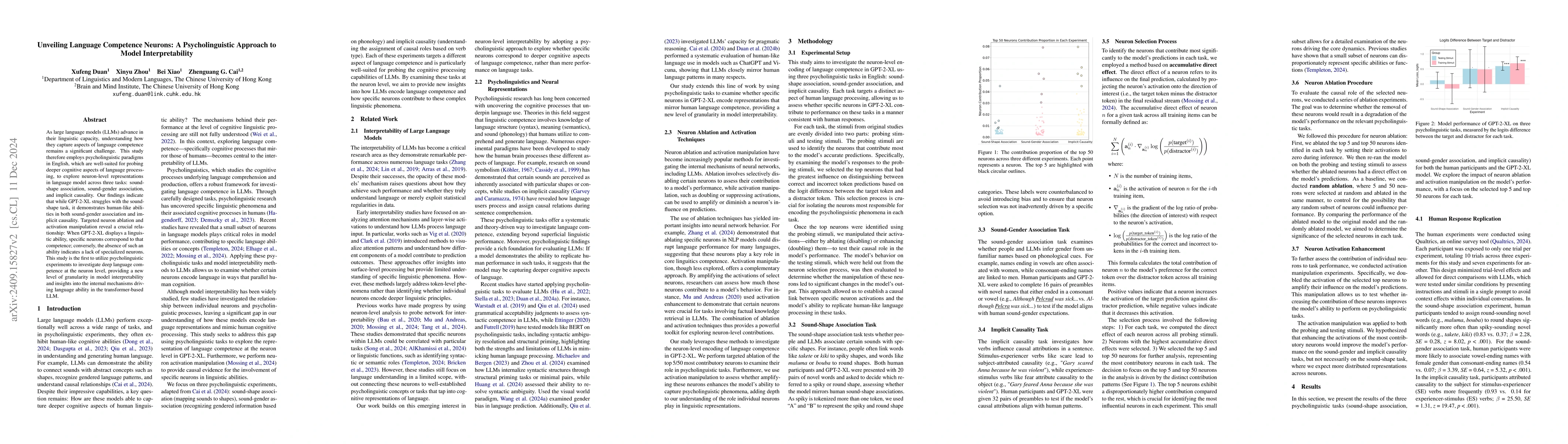 Thumbnail for Unveiling Language Competence Neurons: A Psycholinguistic Approach to
  Model Interpretability