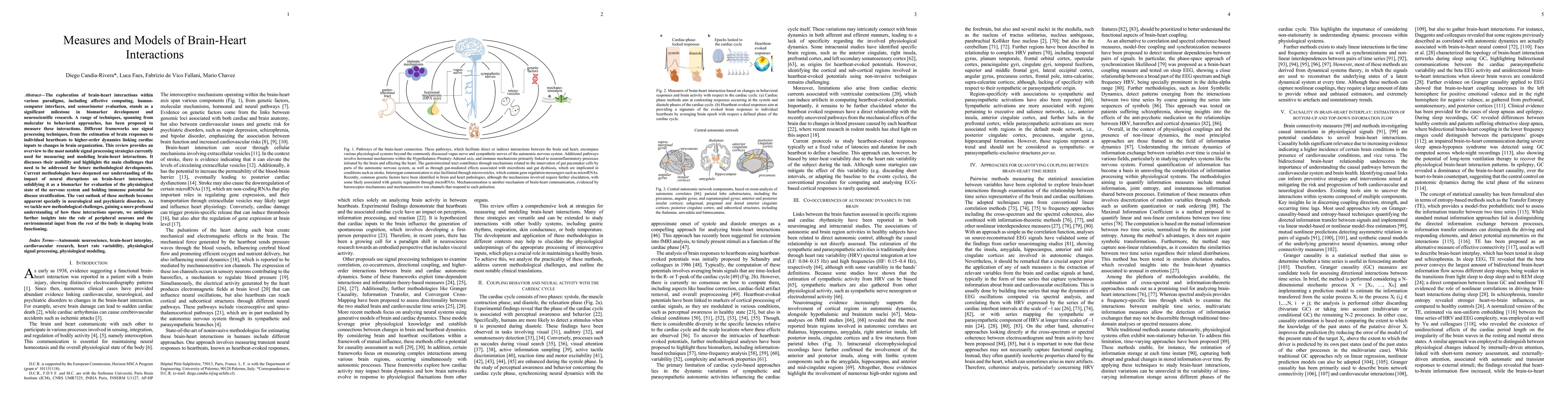 Thumbnail for Measures and Models of Brain-Heart Interactions