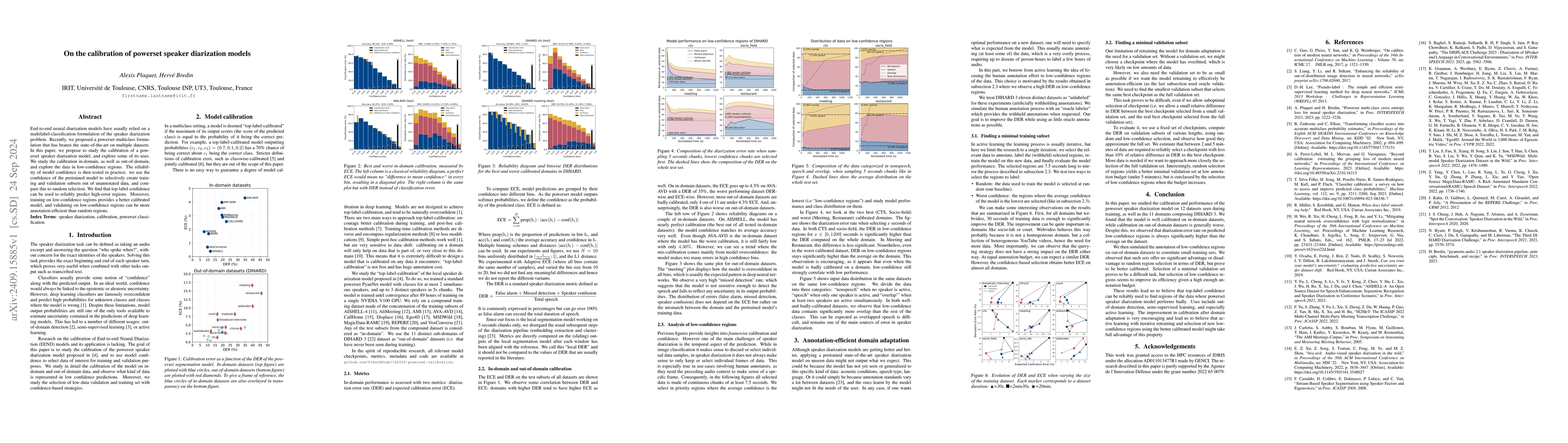 Thumbnail for On the calibration of powerset speaker diarization models