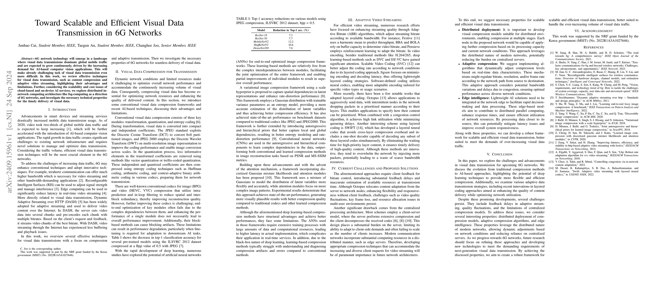 Thumbnail for Toward Scalable and Efficient Visual Data Transmission in 6G Networks