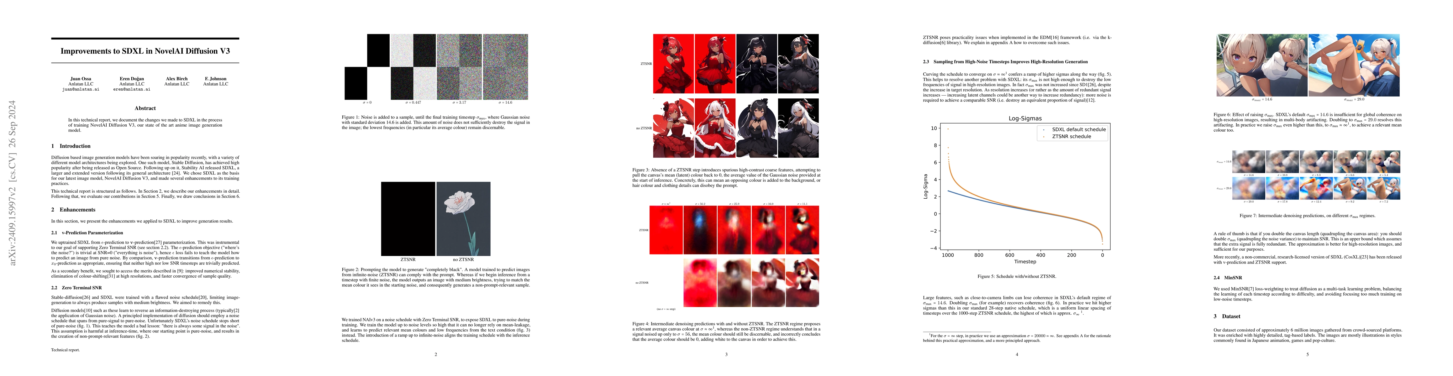Thumbnail for Improvements to SDXL in NovelAI Diffusion V3