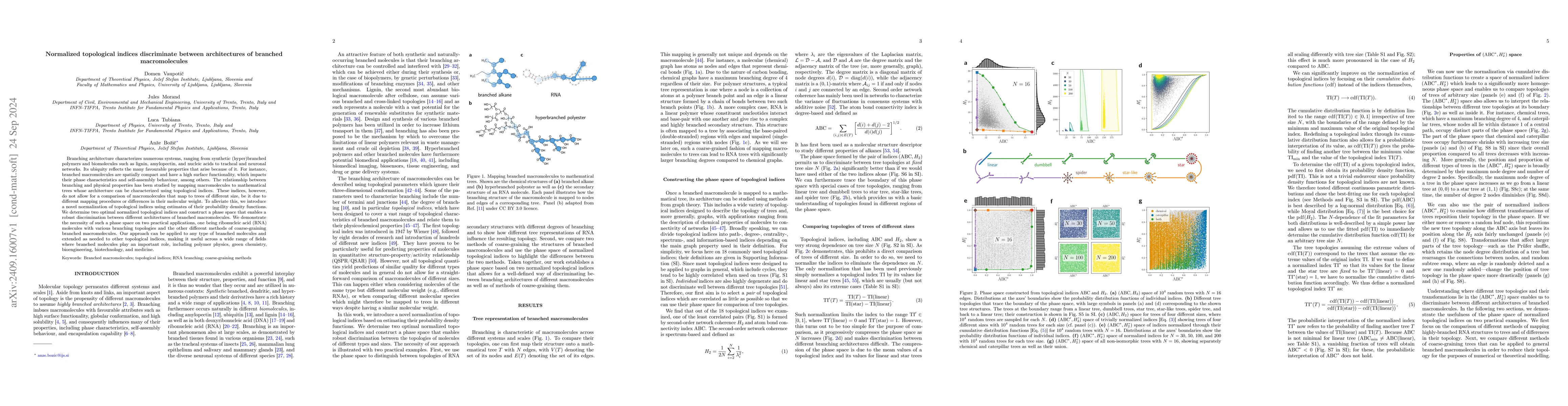 Thumbnail for Normalized topological indices discriminate between architectures of
  branched macromolecules