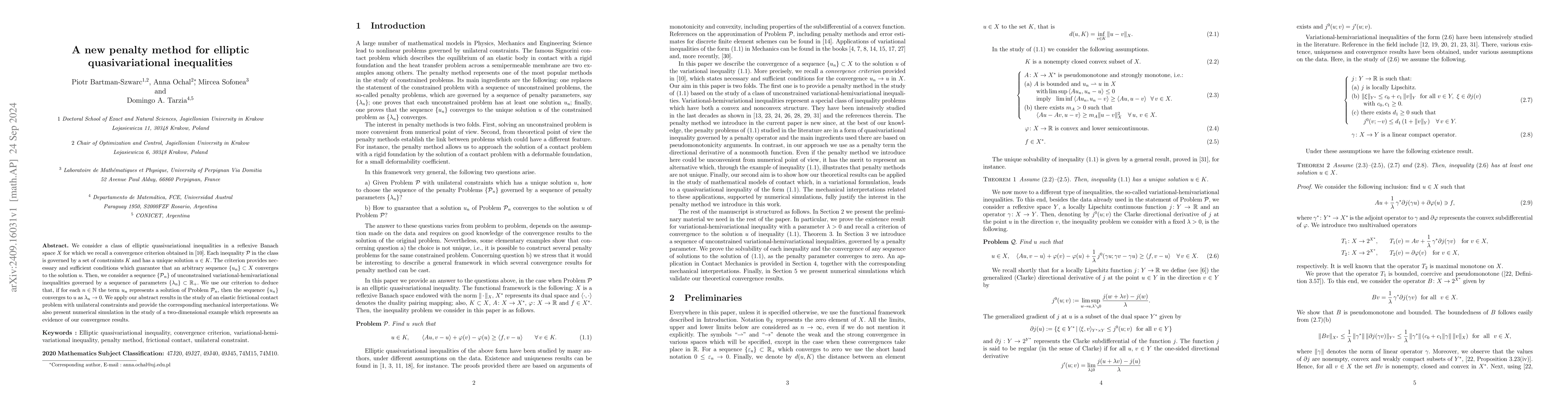 Thumbnail for A new penalty method for elliptic quasivariational inequalities