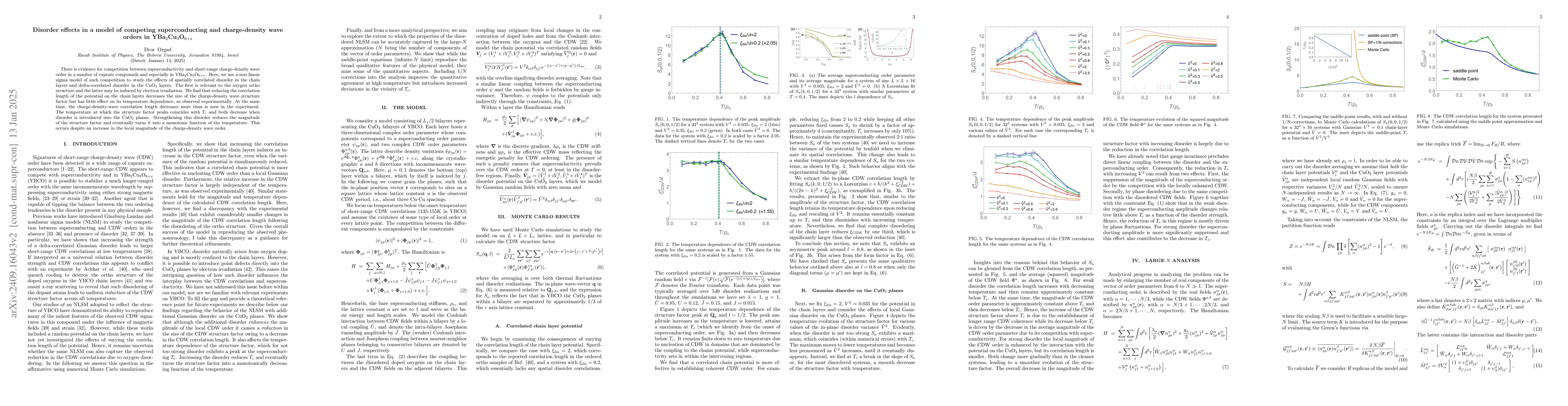 Thumbnail for Disorder effects in a model of competing superconducting and
  charge-density wave orders in YBa$_2$Cu$_3$O$_{6+x}$