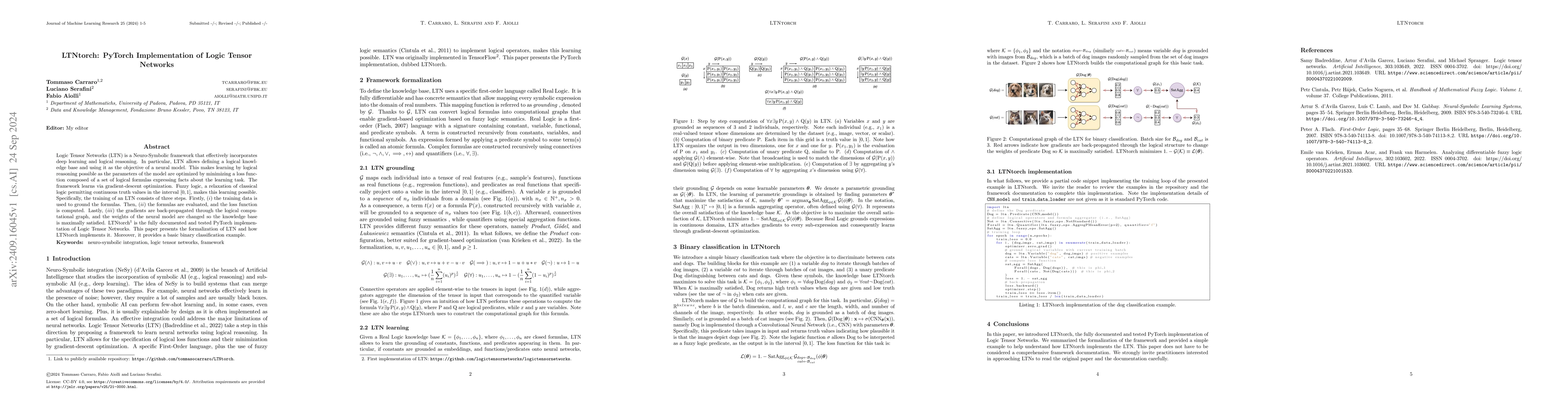 Thumbnail for LTNtorch: PyTorch Implementation of Logic Tensor Networks