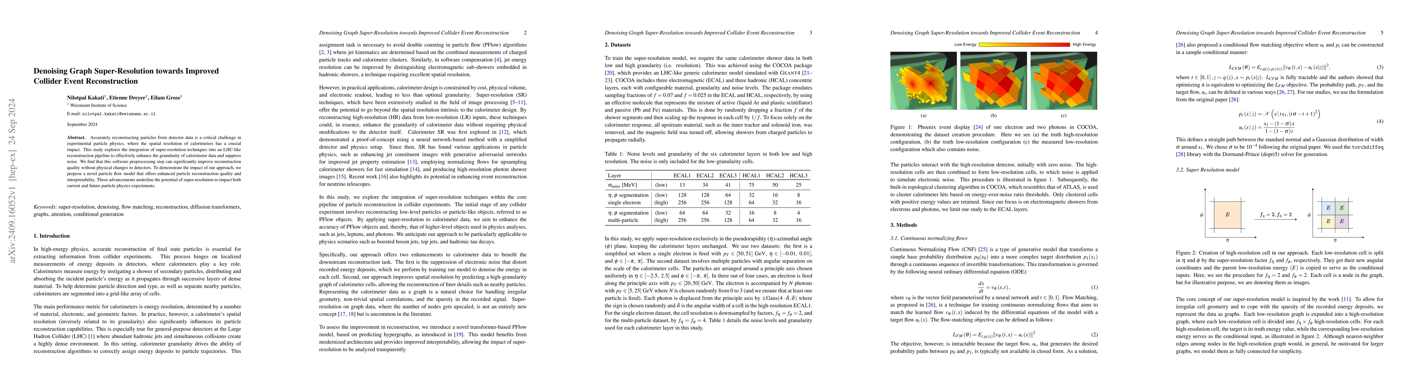 Thumbnail for Denoising Graph Super-Resolution towards Improved Collider Event
  Reconstruction