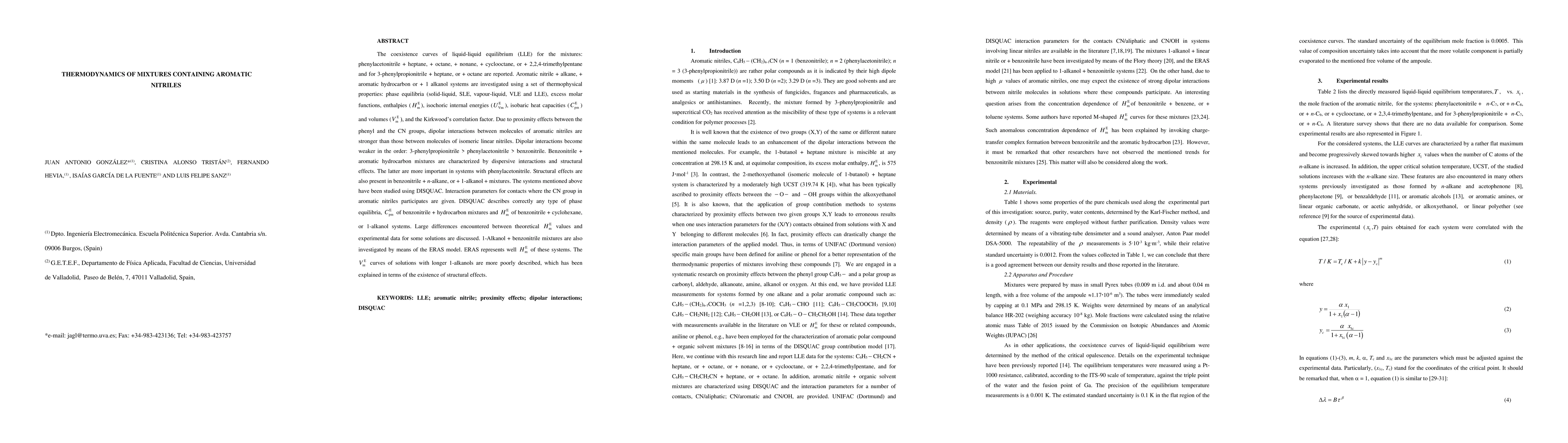 Thumbnail for Thermodynamics of mixtures containing aromatic nitriles