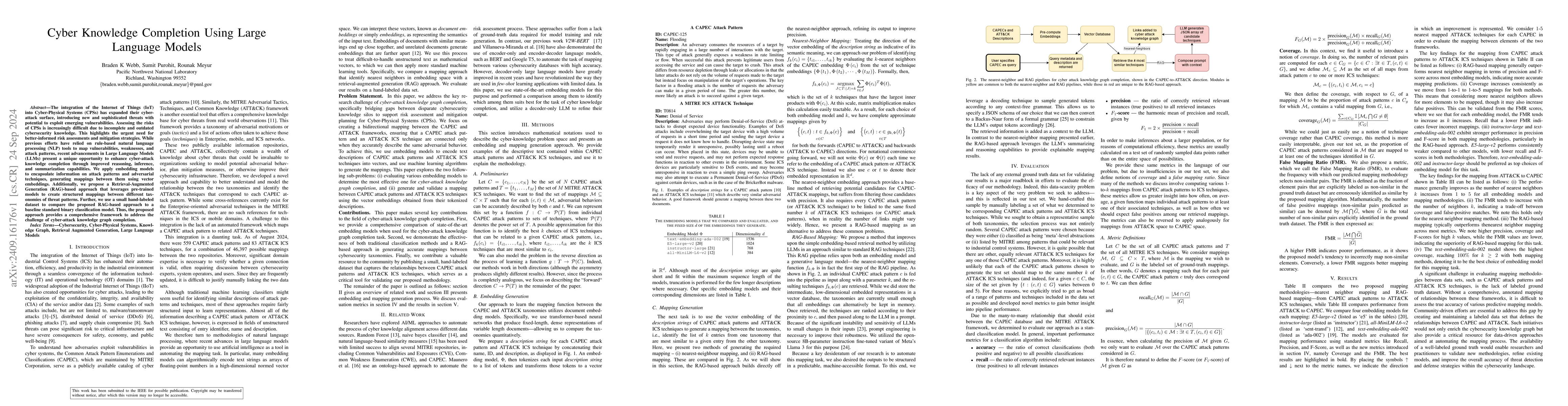 Thumbnail for Cyber Knowledge Completion Using Large Language Models