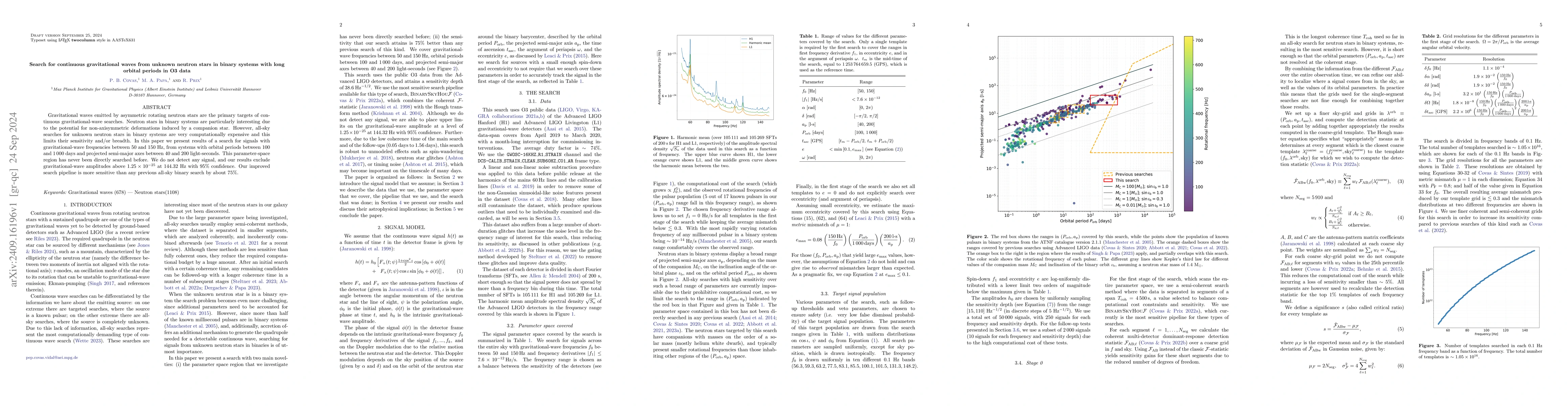 Thumbnail for Search for continuous gravitational waves from unknown neutron stars in
  binary systems with long orbital periods in O3 data