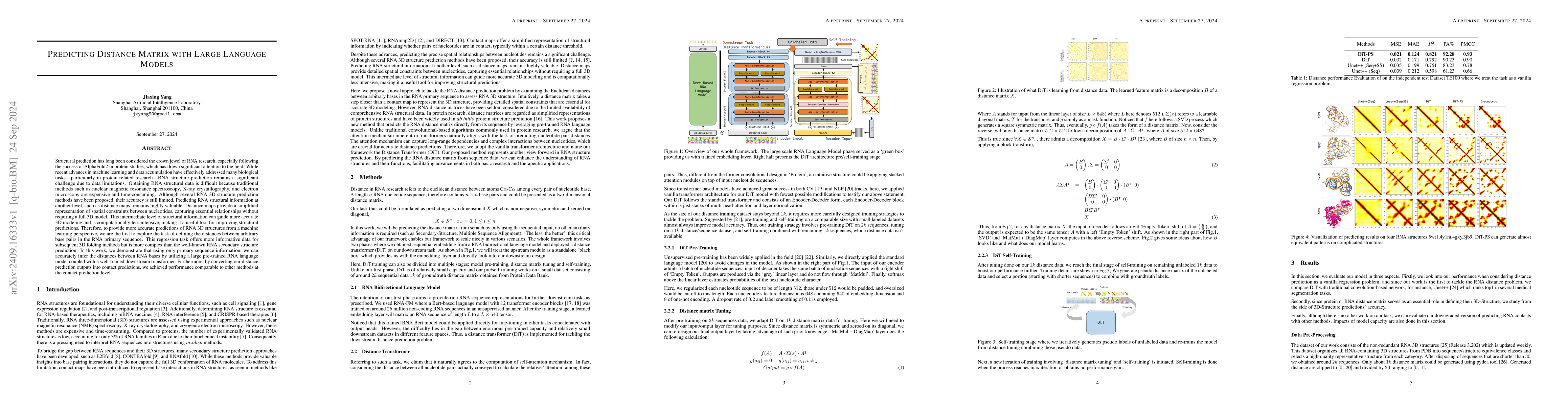 Thumbnail for Predicting Distance matrix with large language models