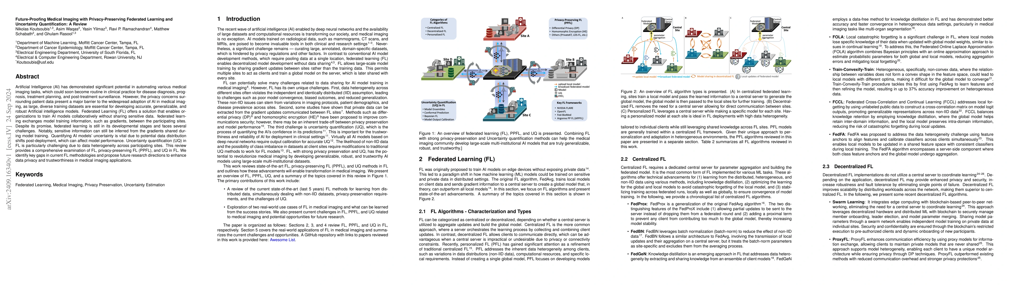 Thumbnail for Future-Proofing Medical Imaging with Privacy-Preserving Federated
  Learning and Uncertainty Quantification: A Review