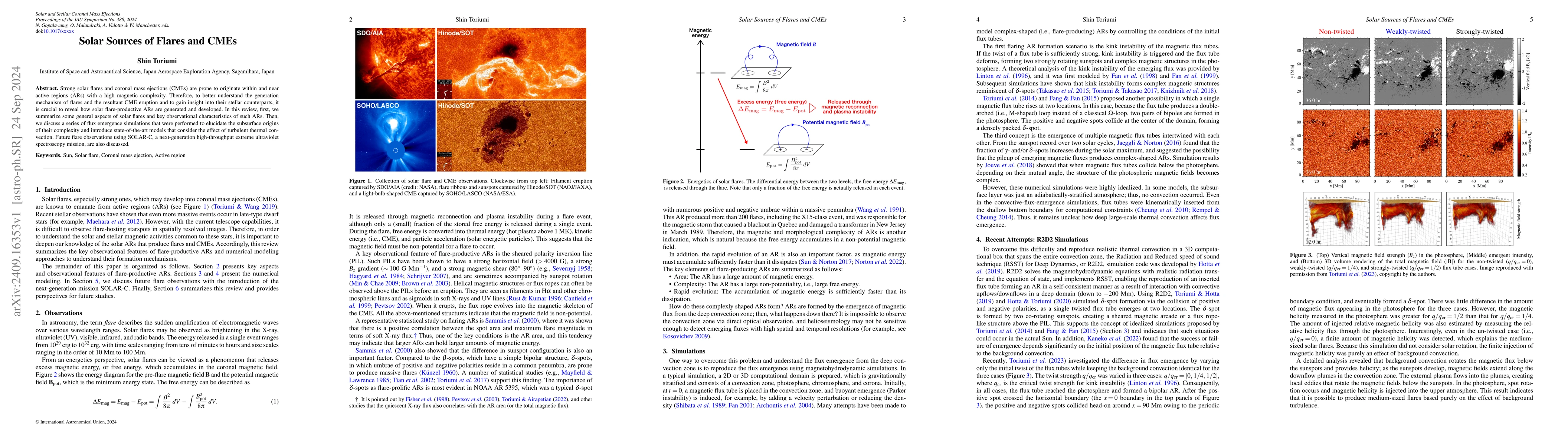 Thumbnail for Solar Sources of Flares and CMEs