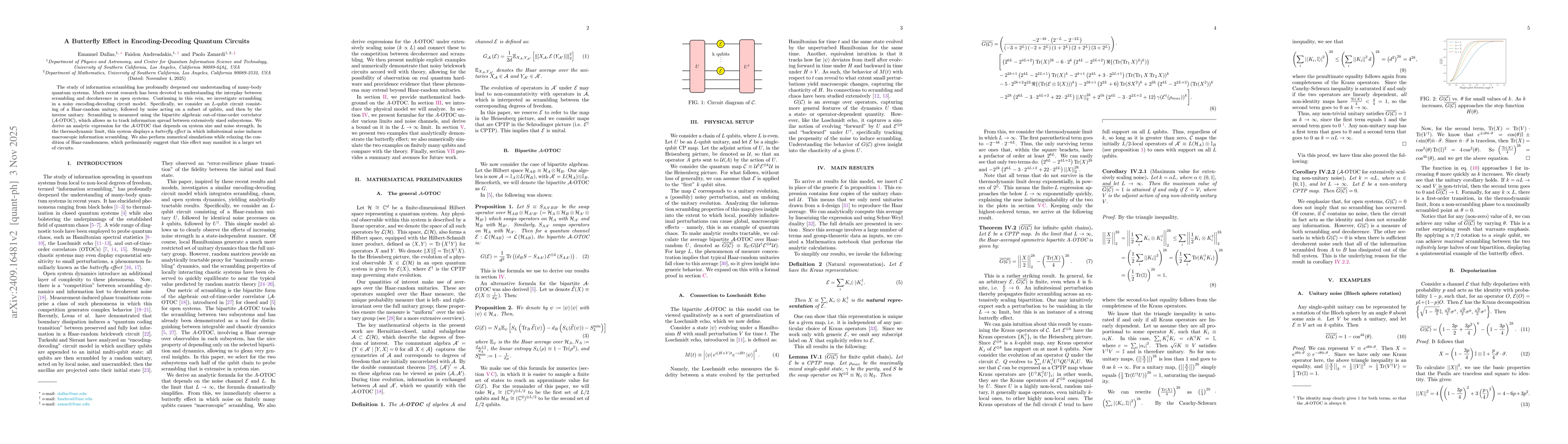 Thumbnail for A Butterfly Effect in Encoding-Decoding Quantum Circuits