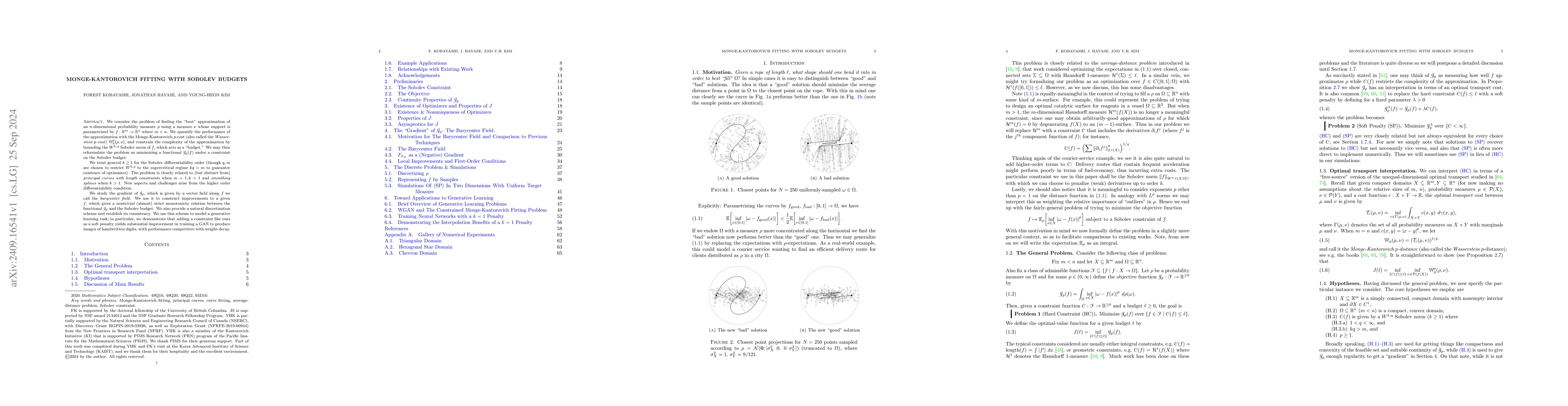 Thumbnail for Monge-Kantorovich Fitting With Sobolev Budgets