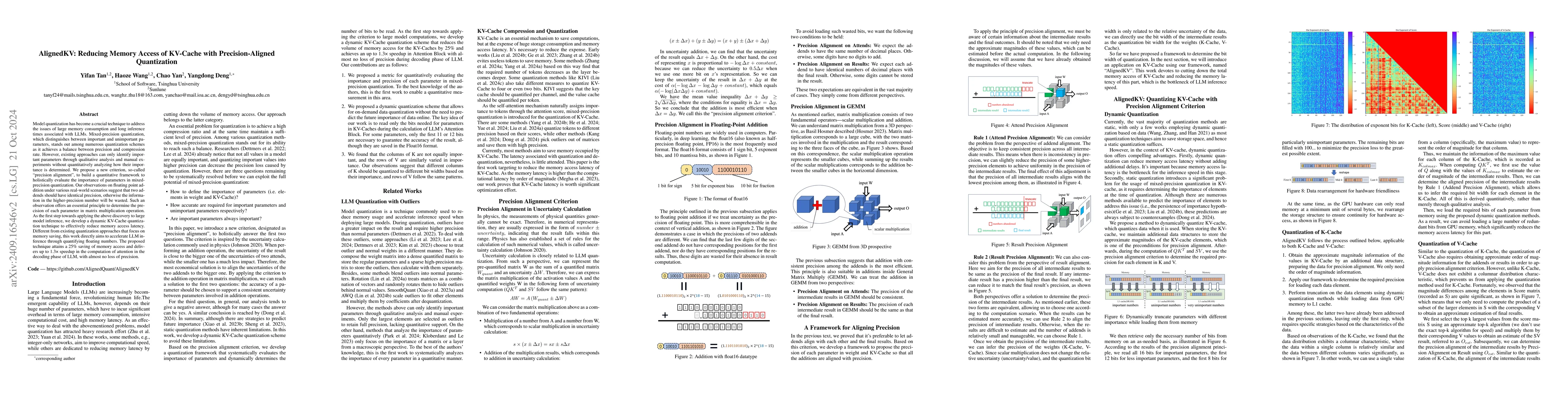 Thumbnail for AlignedKV: Reducing Memory Access of KV-Cache with Precision-Aligned
  Quantization