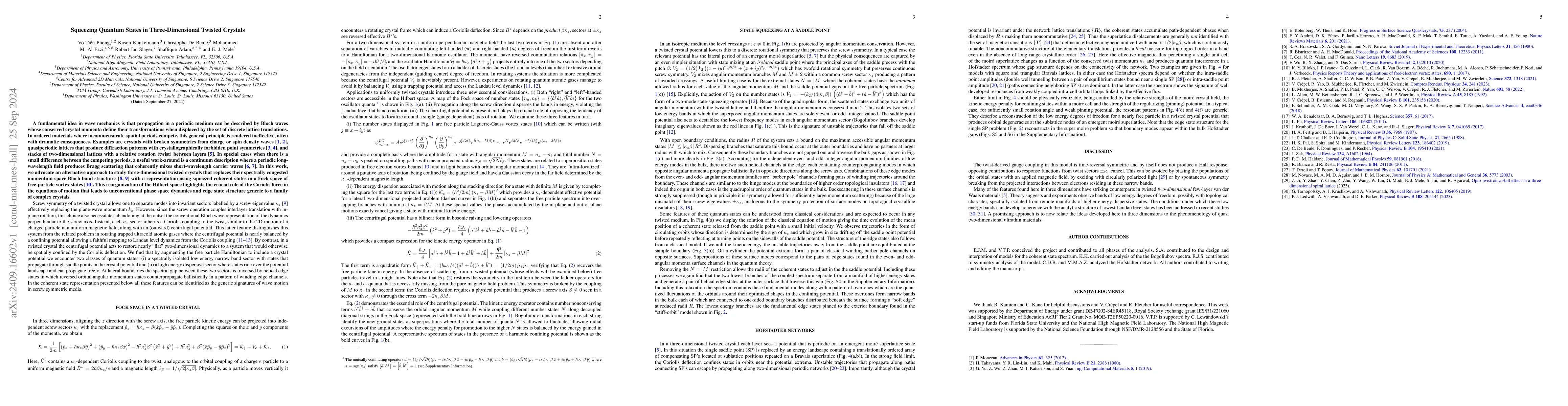 Thumbnail for Squeezing Quantum States in Three-Dimensional Twisted Crystals
