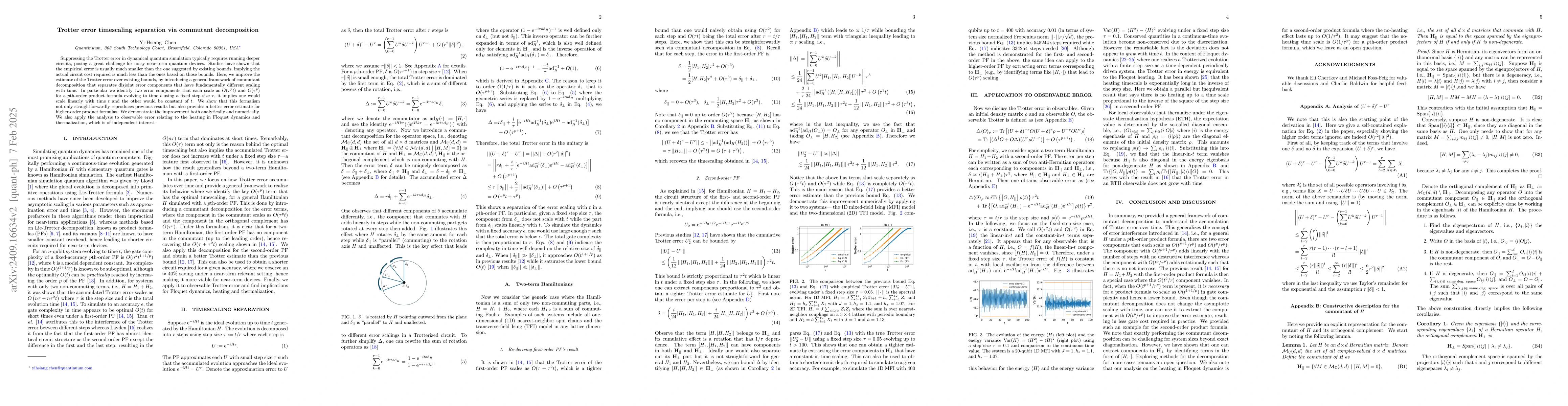 Thumbnail for Trotter error time scaling separation via commutant decomposition