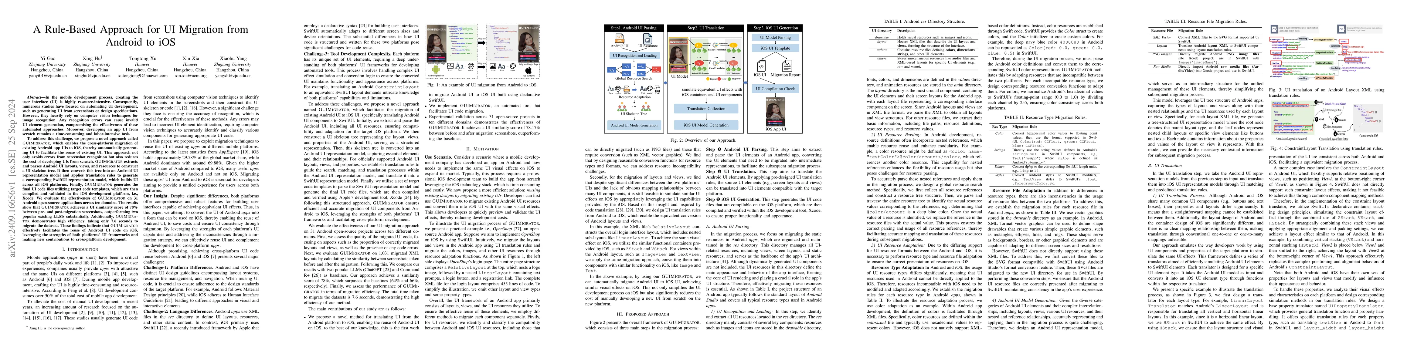 Thumbnail for A Rule-Based Approach for UI Migration from Android to iOS