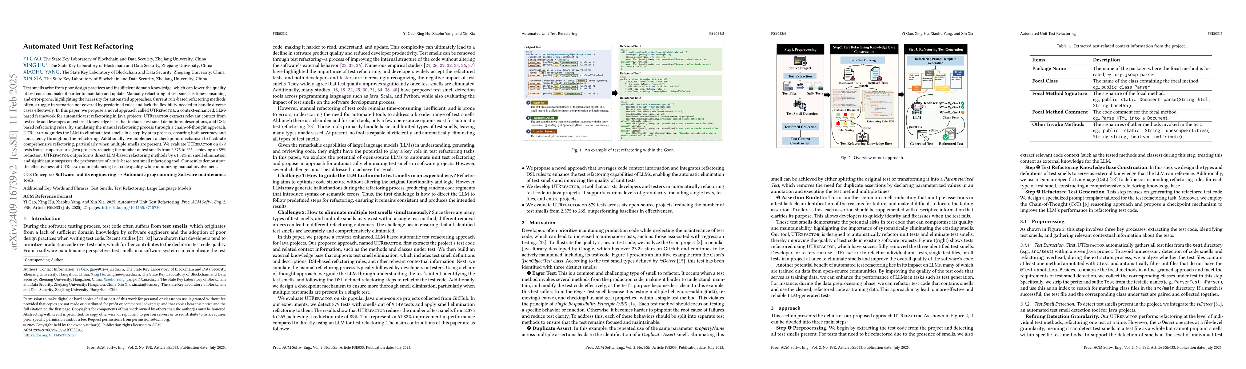 Thumbnail for Context-Enhanced LLM-Based Framework for Automatic Test Refactoring