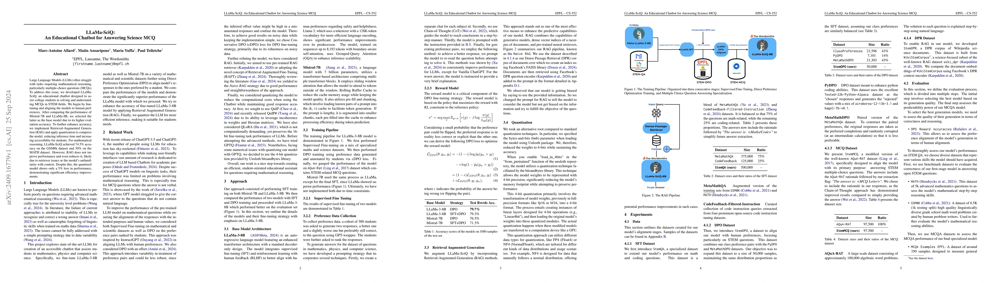 Thumbnail for LLaMa-SciQ: An Educational Chatbot for Answering Science MCQ