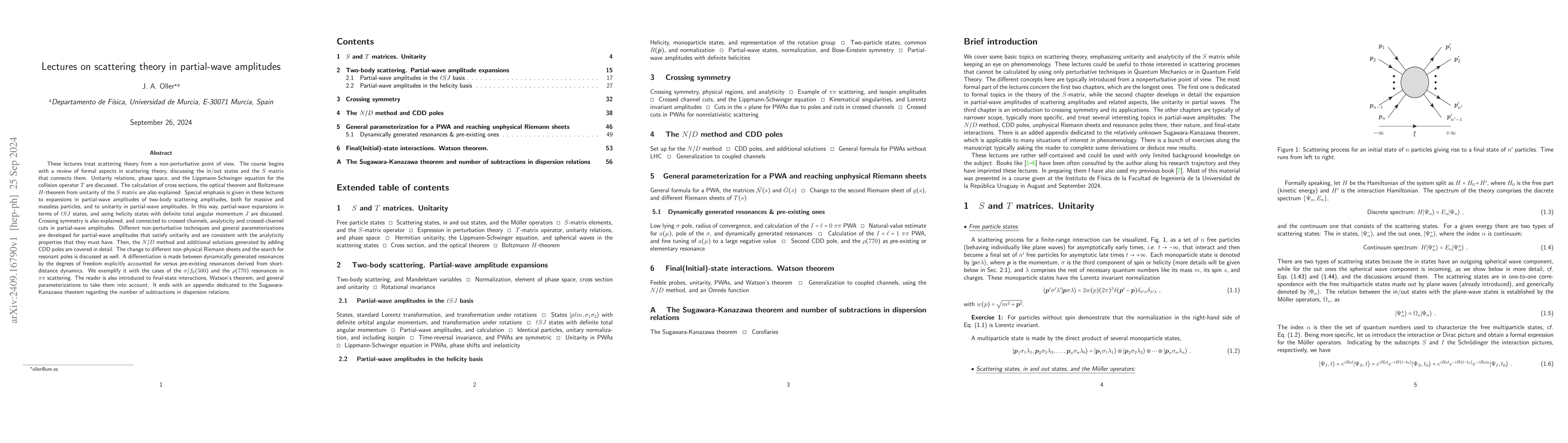 Thumbnail for Lectures on scattering theory in partial-wave amplitudes