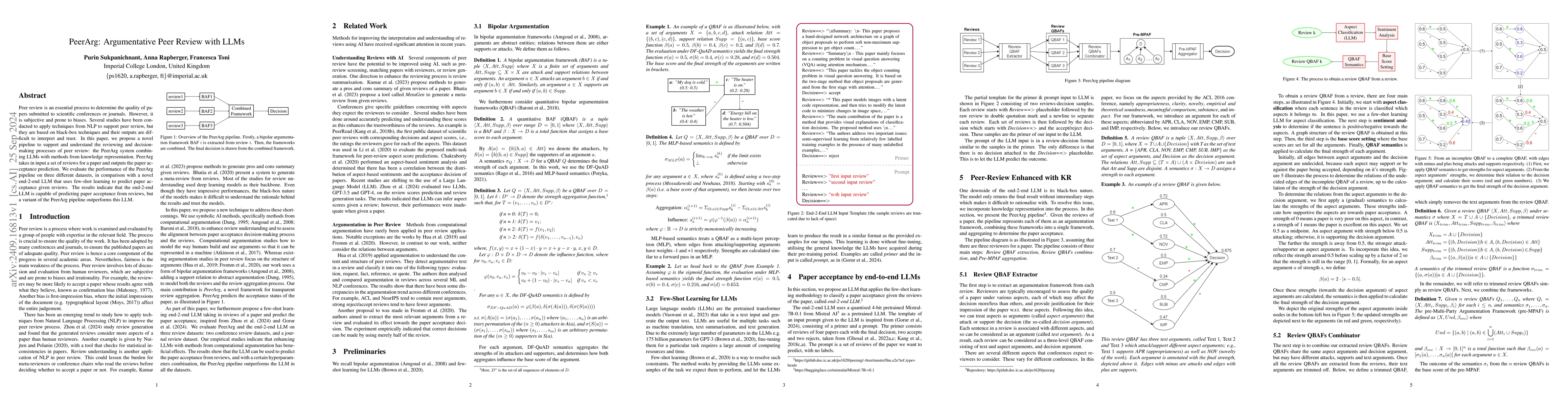Thumbnail for PeerArg: Argumentative Peer Review with LLMs