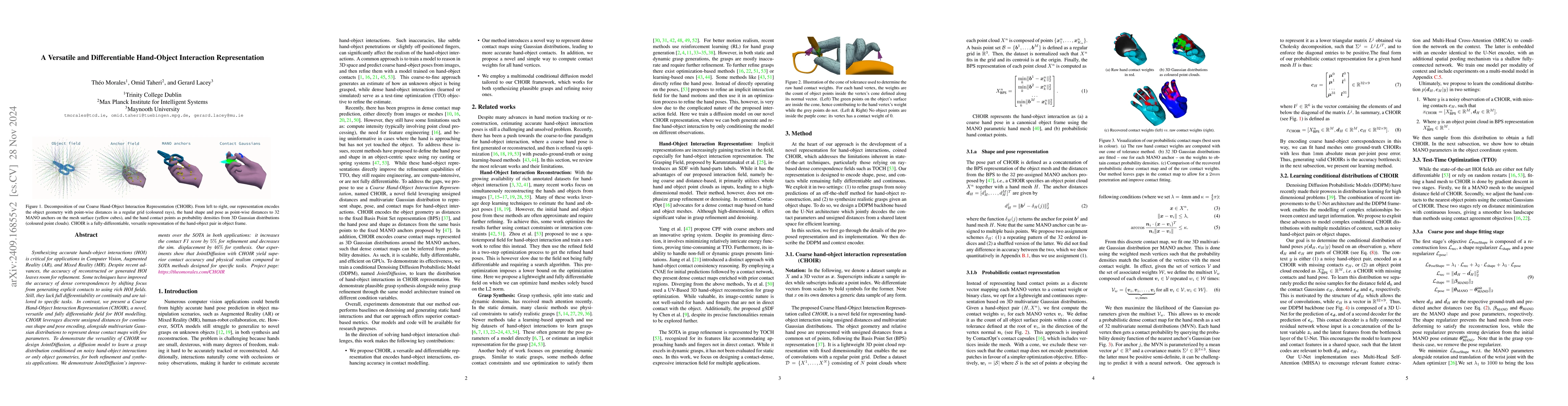 Thumbnail for A Versatile and Differentiable Hand-Object Interaction Representation