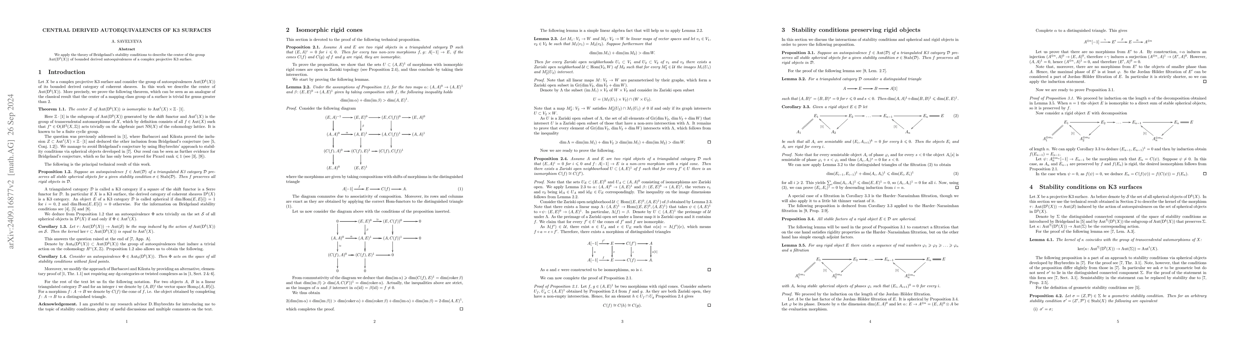 Thumbnail for Central derived autoequivalences of K3 surfaces