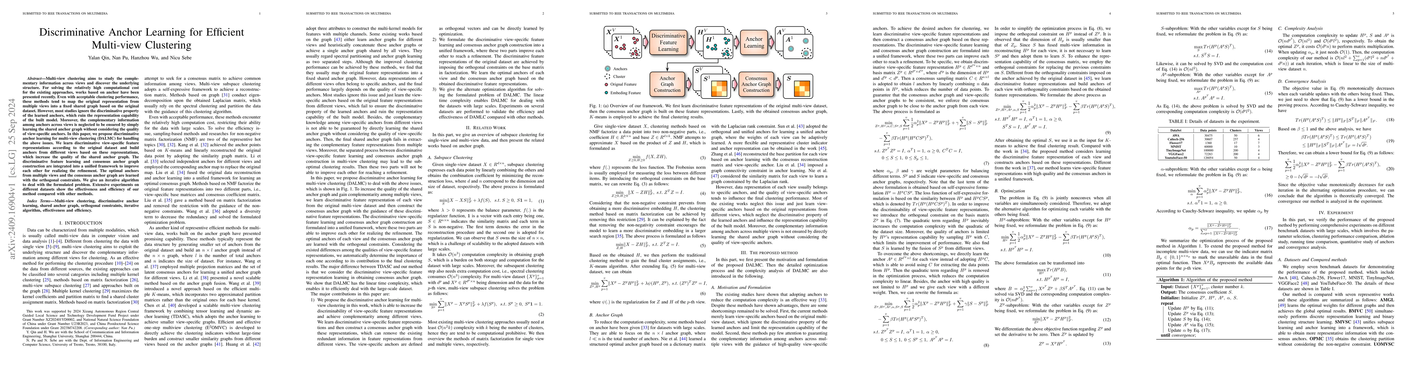 Thumbnail for Discriminative Anchor Learning for Efficient Multi-view Clustering