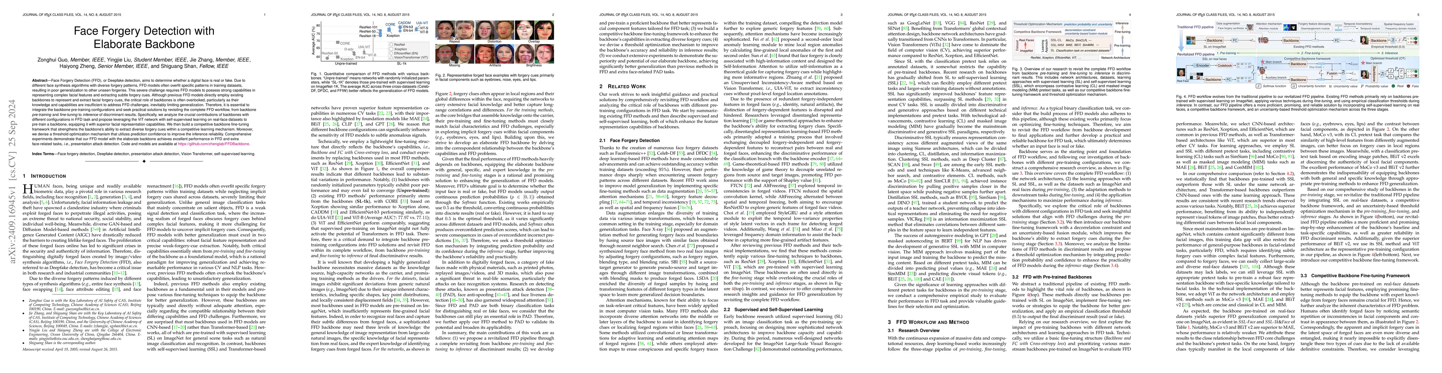 Thumbnail for Face Forgery Detection with Elaborate Backbone