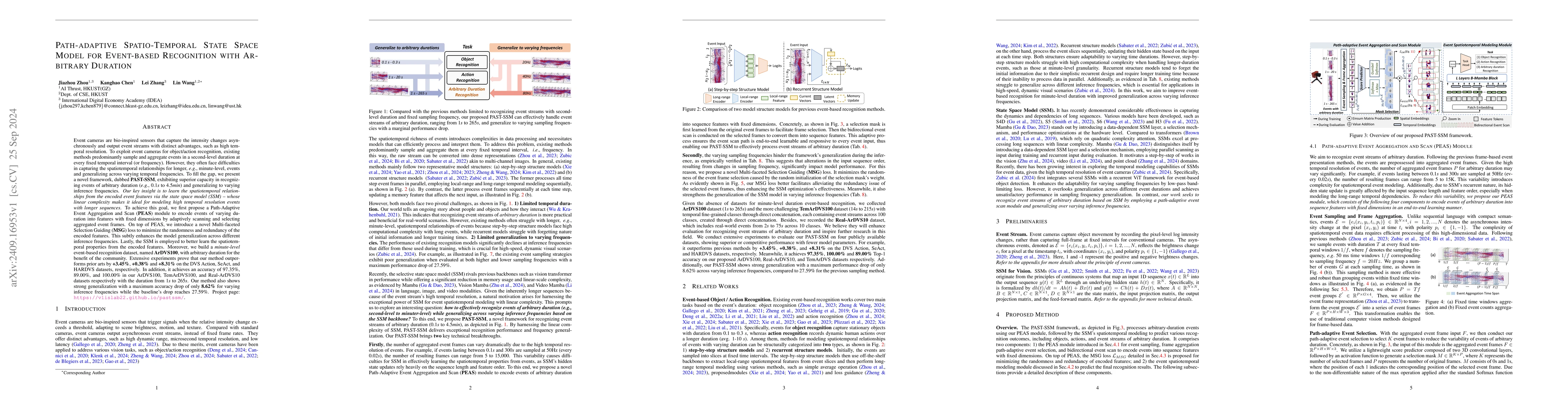 Thumbnail for Path-adaptive Spatio-Temporal State Space Model for Event-based
  Recognition with Arbitrary Duration