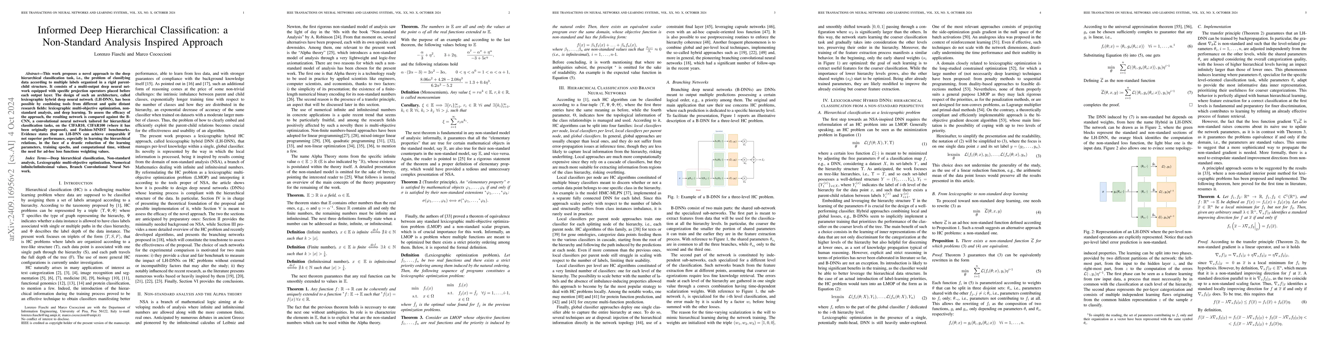Thumbnail for Informed deep hierarchical classification: a non-standard analysis
  inspired approach