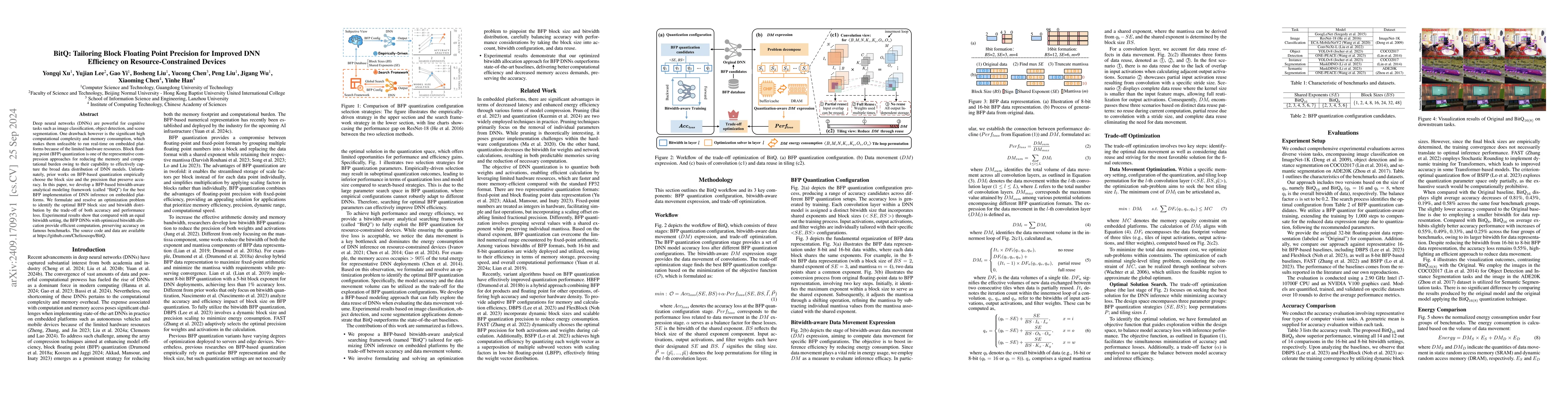 Thumbnail for BitQ: Tailoring Block Floating Point Precision for Improved DNN
  Efficiency on Resource-Constrained Devices