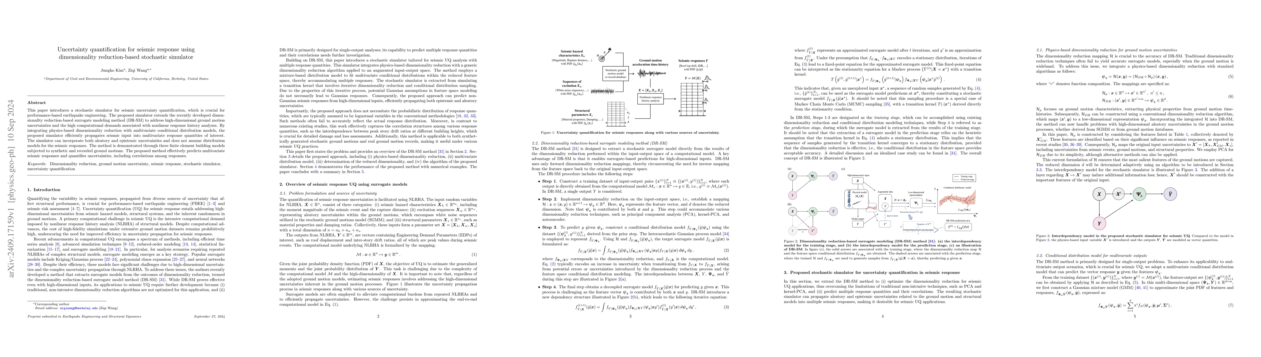 Thumbnail for Uncertainty quantification for seismic response using dimensionality
  reduction-based stochastic simulator