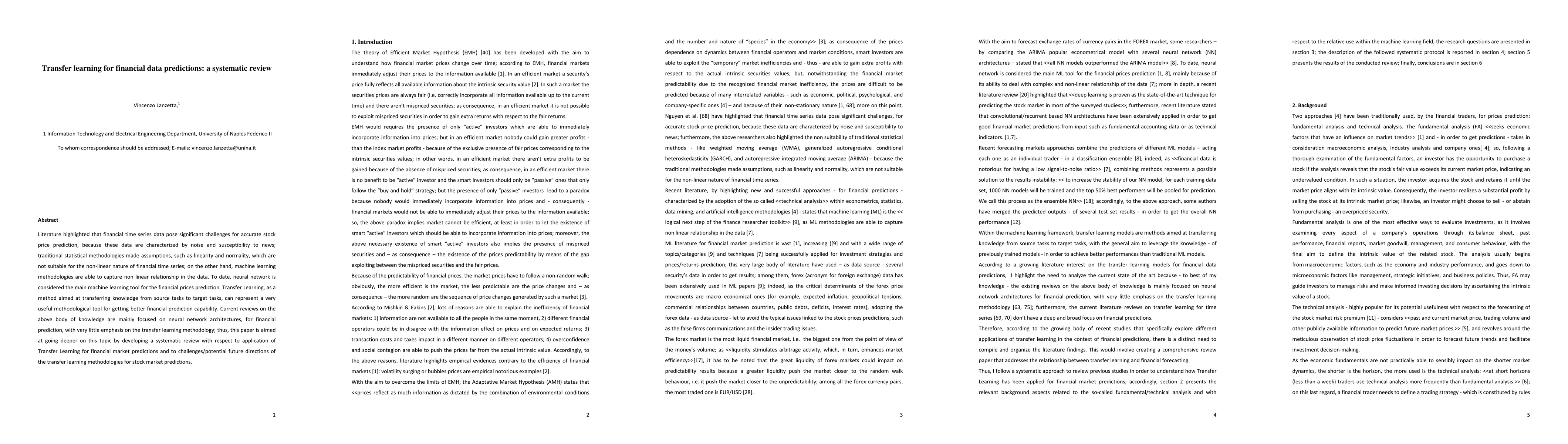 Thumbnail for Transfer learning for financial data predictions: a systematic review