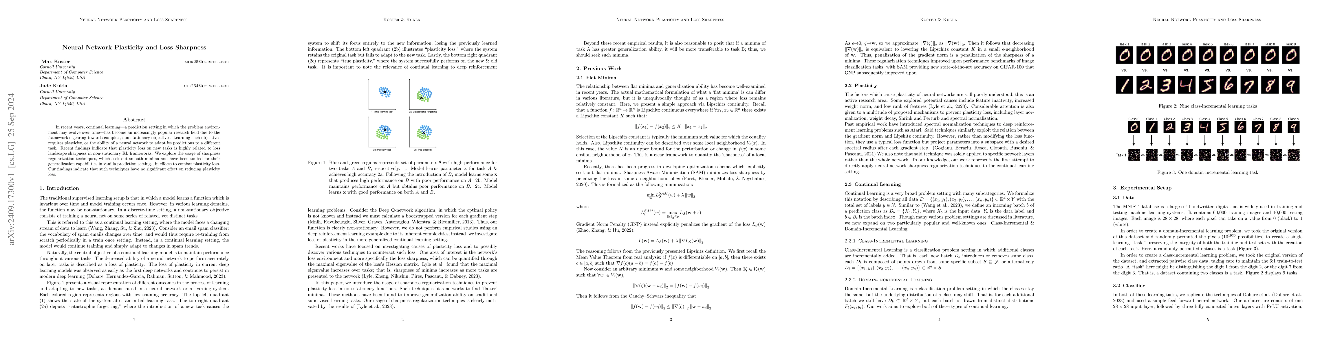 Thumbnail for Neural Network Plasticity and Loss Sharpness