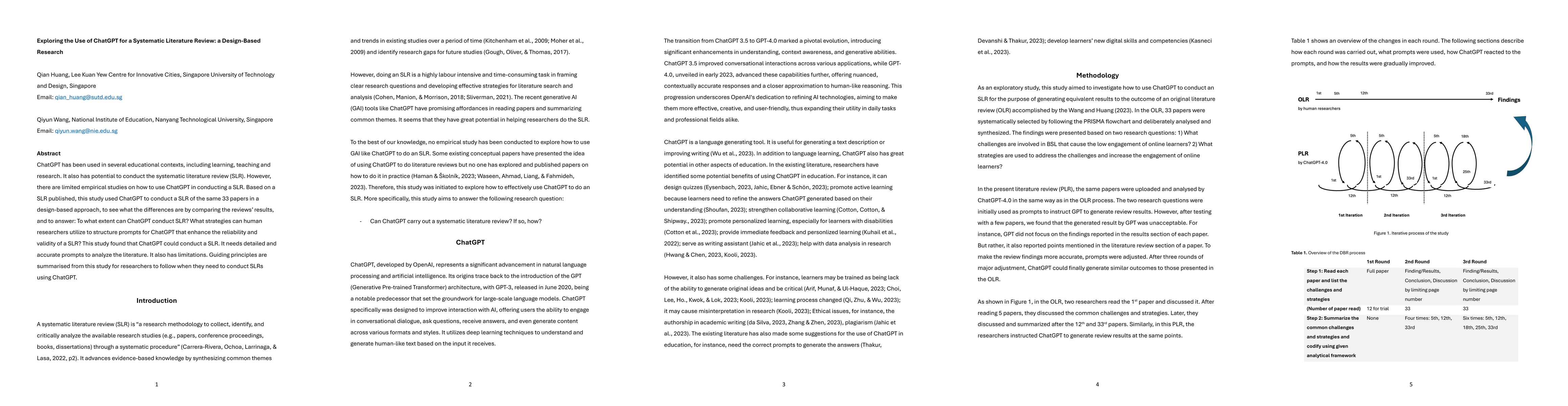 Thumbnail for Exploring the Use of ChatGPT for a Systematic Literature Review: a
  Design-Based Research