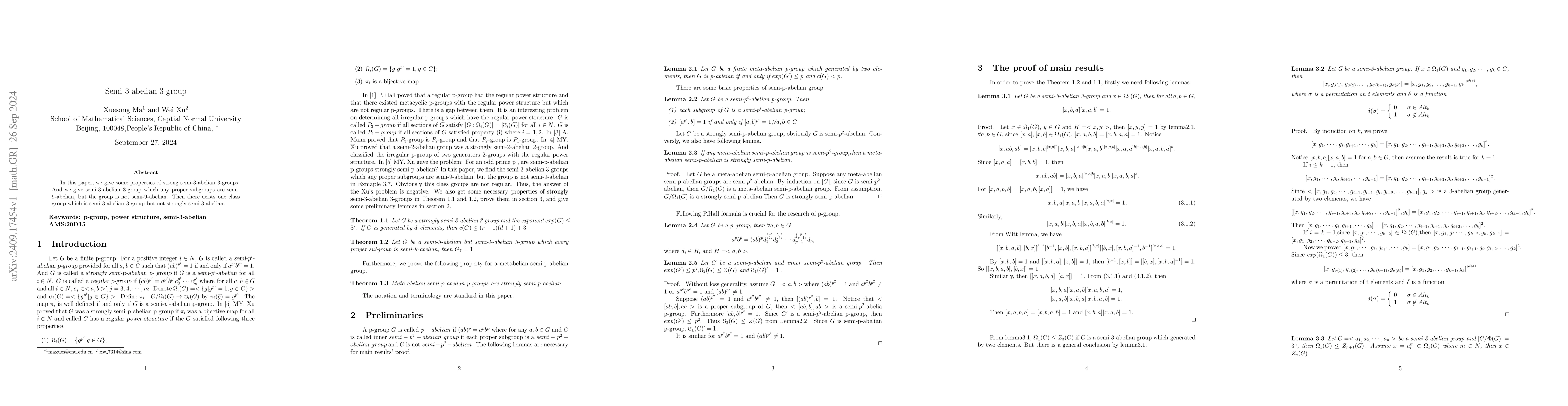 Thumbnail for Semi-p-abelian group
