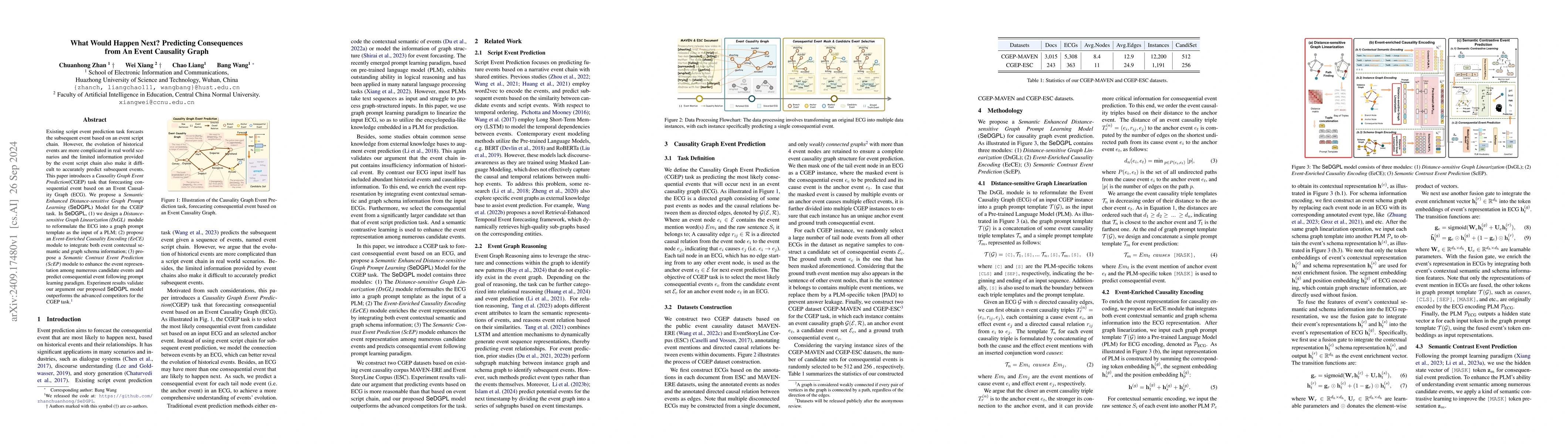 Thumbnail for What Would Happen Next? Predicting Consequences from An Event Causality
  Graph