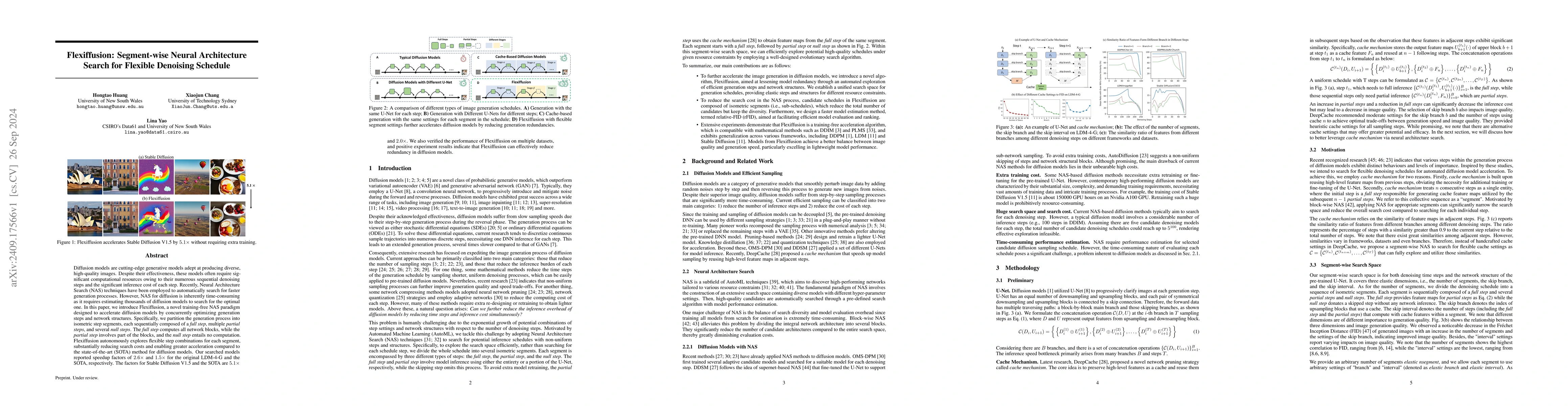 Thumbnail for Flexiffusion: Segment-wise Neural Architecture Search for Flexible
  Denoising Schedule