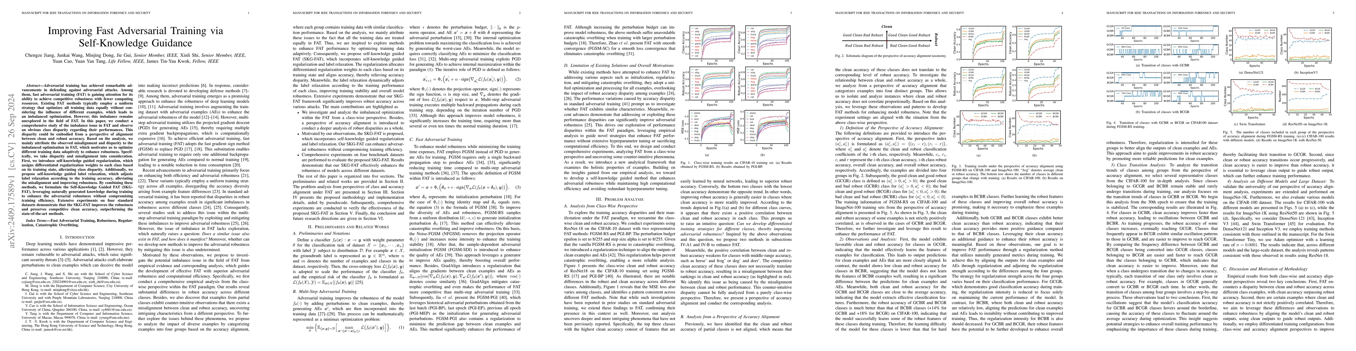 Thumbnail for Improving Fast Adversarial Training via Self-Knowledge Guidance