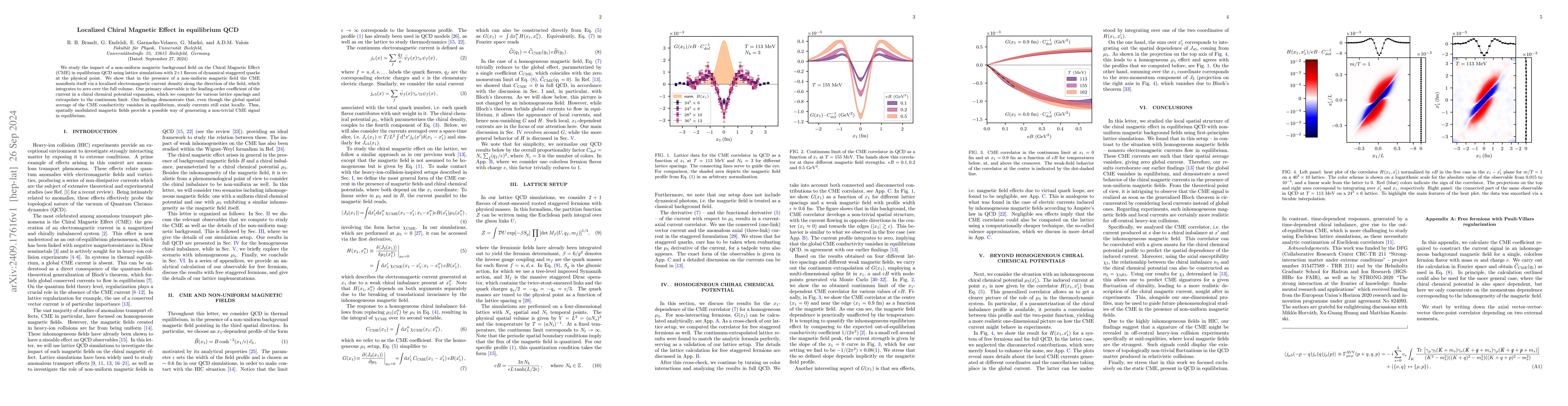 Thumbnail for Localized Chiral Magnetic Effect in equilibrium QCD
