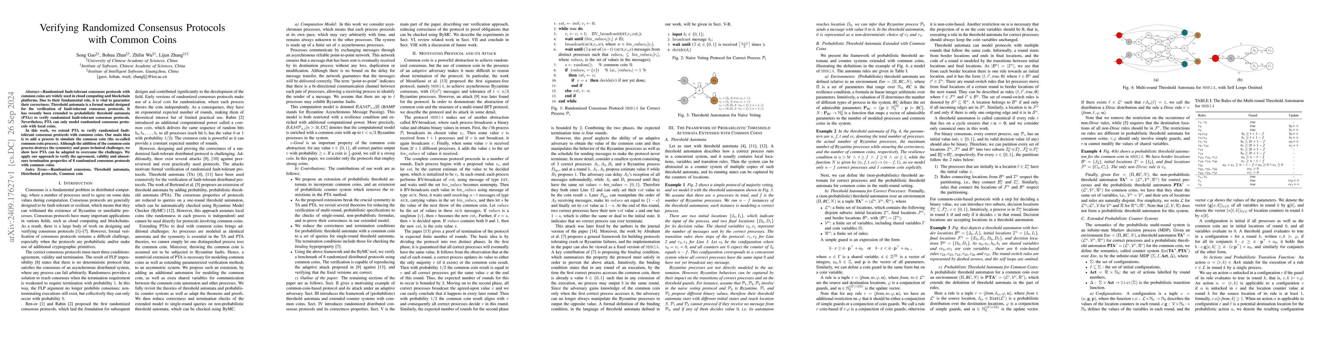 Thumbnail for Verifying Randomized Consensus Protocols with Common Coins